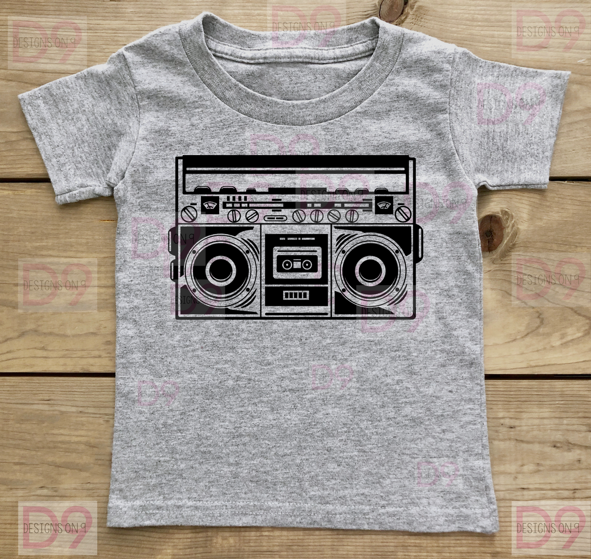 Youth Old School Boom Box T-Shirt – Designs on 9 Youth Old School Boom Box T-Shirt – Designs on 9