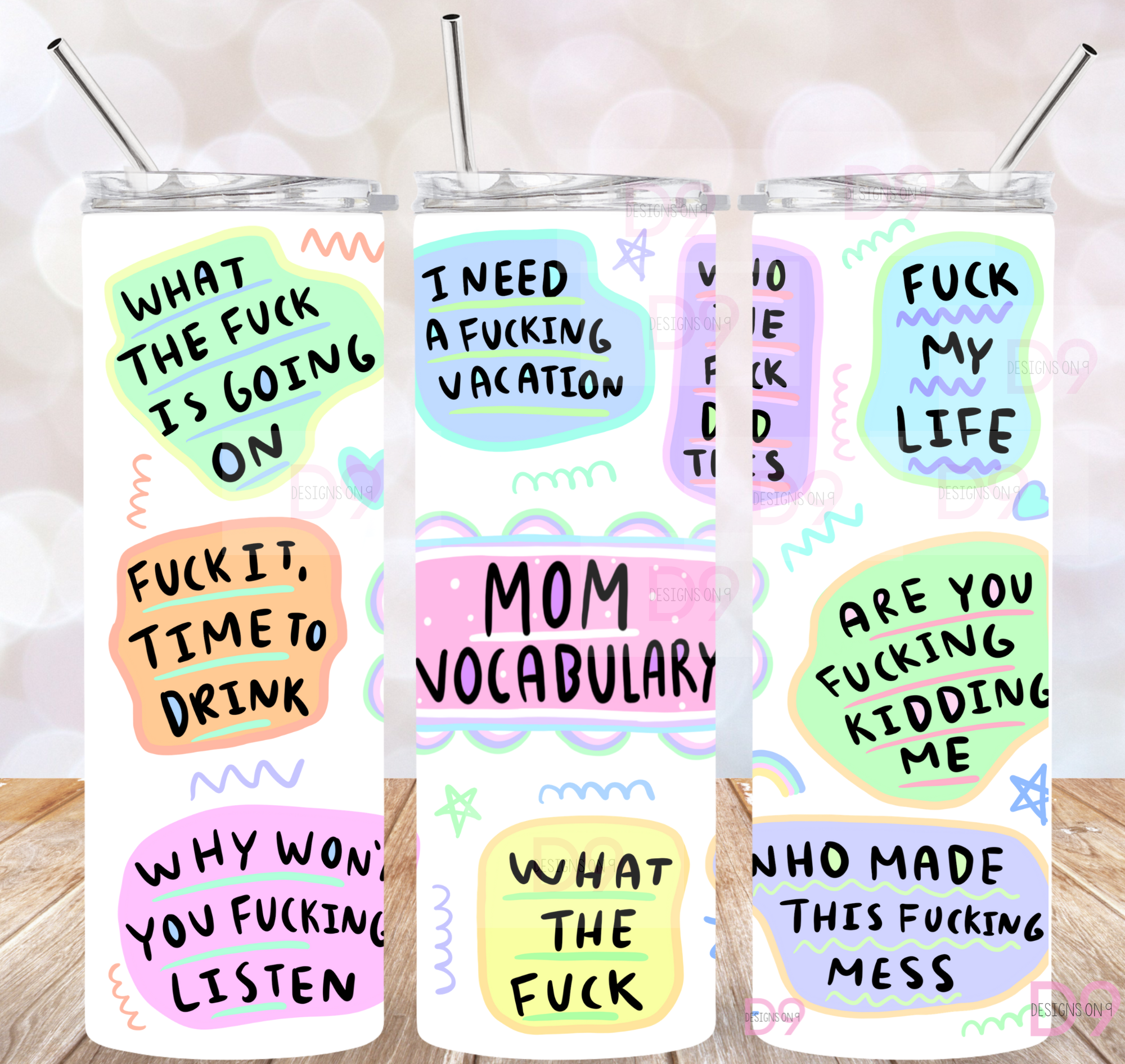 Mom's Vocabulary Tumbler